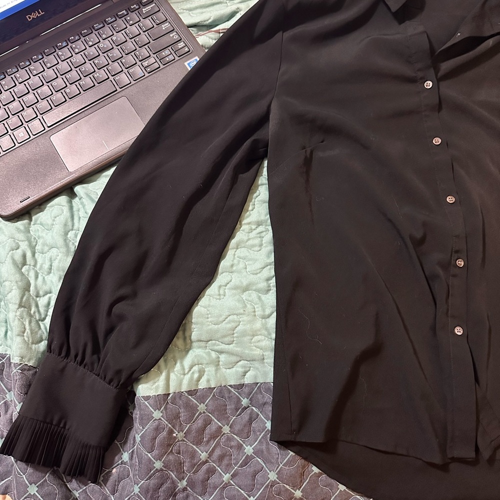 Elegant Black Women's Top
